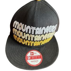 New Era Appalachian State Mountaineers Snapback Hat Black Gold